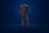 OMP First Evo Race Suit (2020 MY) – Anthracite / Fluo Yellow