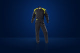OMP First-S Race Suit – Anthracite / Fluo Yellow