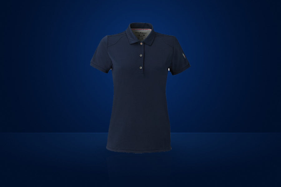 Racing Spirit Tecno Women's Polo Shirt – Navy