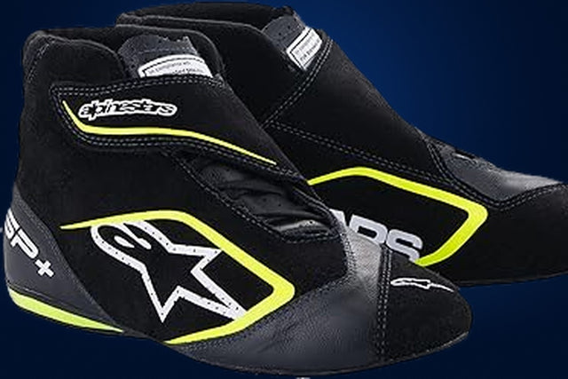 Alpinestars SP+ Racing Shoes – Black / Fluo Yellow