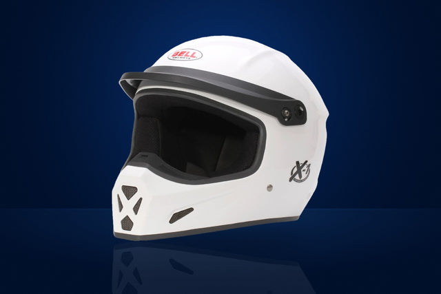 Bell X-1 Race Helmet (HANS-ready) – White