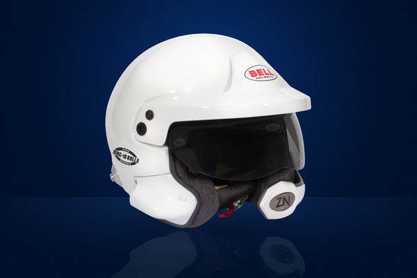 Bell MAG-10 Rally Pro Race Helmet (ZN / Nexus headset, with HANS clips) – White