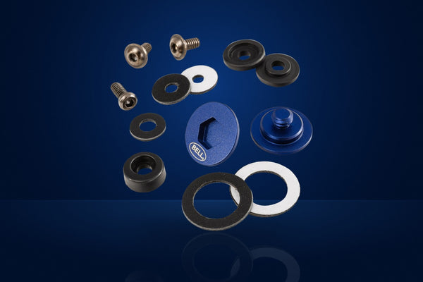 Bell SV Visor Pivot Kit (for SE03 / SE05) – Blue