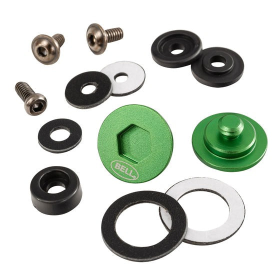 Bell SV Visor Pivot Kit (for SE03 / SE05) – Green