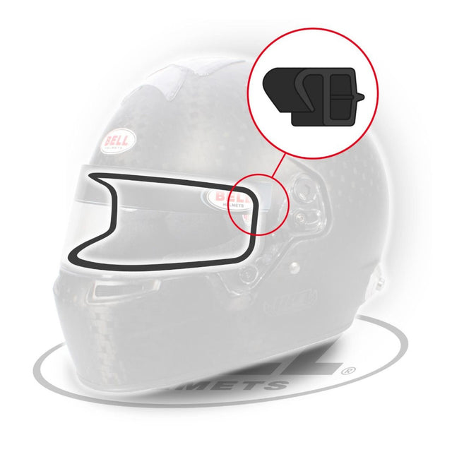 Bell Visor Eyeport Trim Edge Rubber (77 cm) – Black