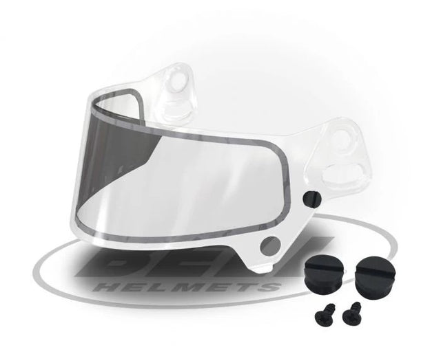 Bell Visor Tear-Off Post Kit (Plastic) – Black