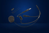 ZeroNoise Microphone for Full-Face Helmets (for 3.5 mm Earplugs, Male Nexus 4-Pin) – Black