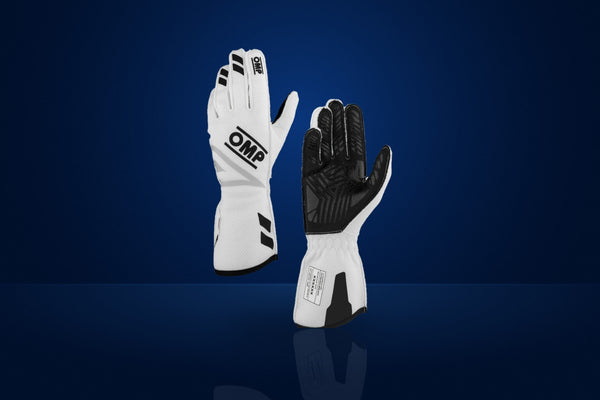 OMP One EVO FX Racing Gloves (2024 MY) – White
