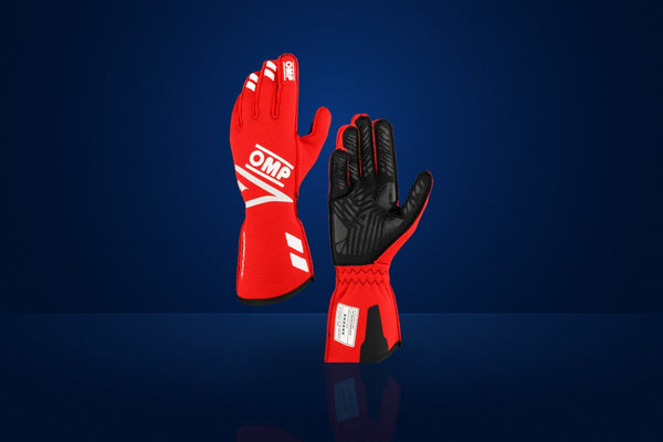OMP One EVO FX Racing Gloves (2024 MY) – Red