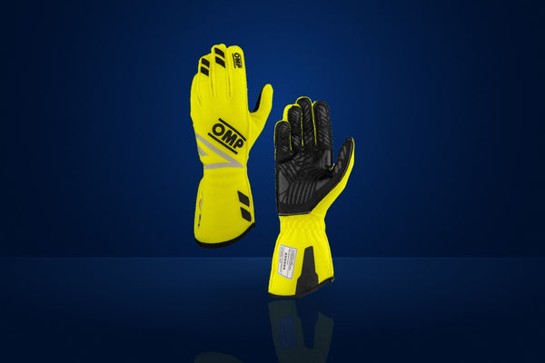OMP One EVO FX Racing Gloves (2024 MY) – Fluo Yellow