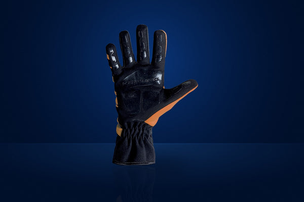 OMP KS-3 Karting Gloves (2018 MY) – Black / Fluo Orange
