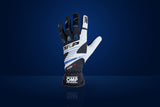 OMP KS-3 Karting Gloves (2018 MY) – Black / Blue / White