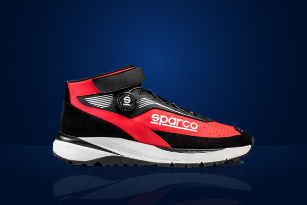 Sparco Chrono Mechanic / Co-Driver Shoes – Black / Red