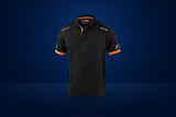 Sparco Tech Mechanic Polo Shirt – Black / Fluo Orange