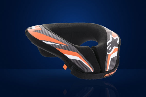 Alpinestars Sequence Karting Neck Protector – Black / Orange