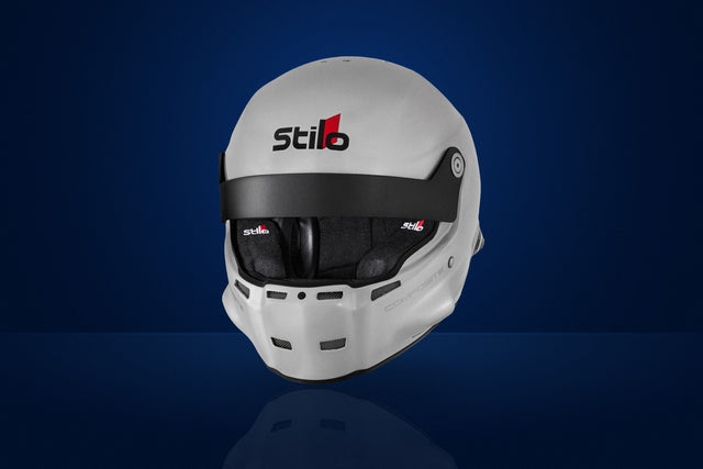 Stilo ST5R Composite Race Helmet (WRC headset, with HANS clips) – Silver