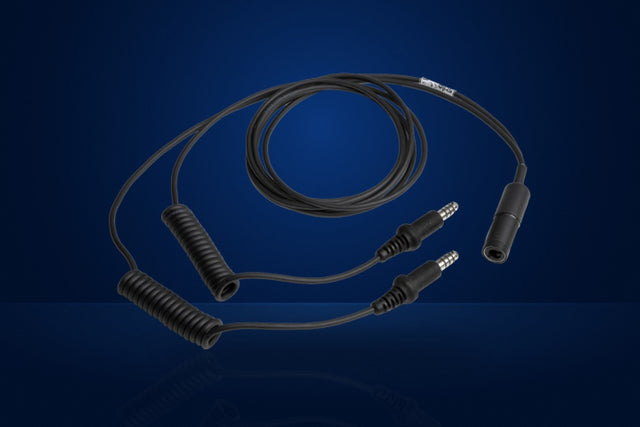 Stilo Intercom Splitter Cable for Two Helmets – Black