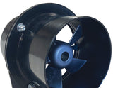 RedSpec Fan with Aluminium Housing (102 mm Diameter) – Black
