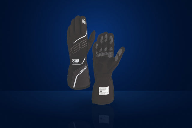 OMP Tecnica Racing Gloves – Black / Anthracite