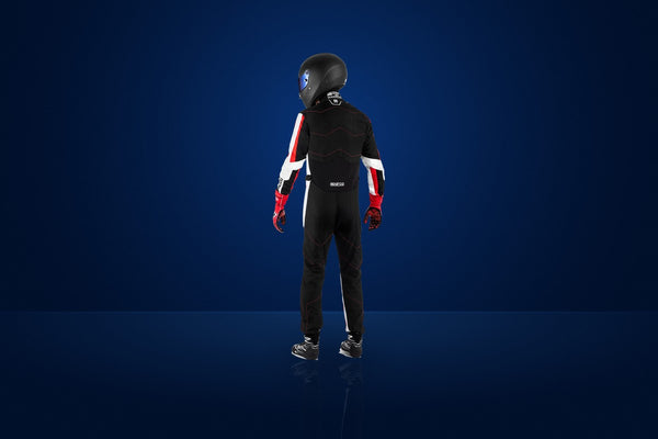 Sparco Kerb Advanced Karting Suit – Black / Red