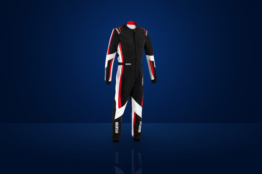 Sparco Kerb Advanced Karting Suit – Black / Red