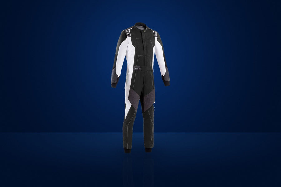 Sparco X-Light FE Race Suit – Black / White