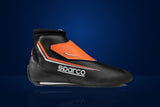 Sparco K-Prime Karting Shoes – Black / Fluo Orange