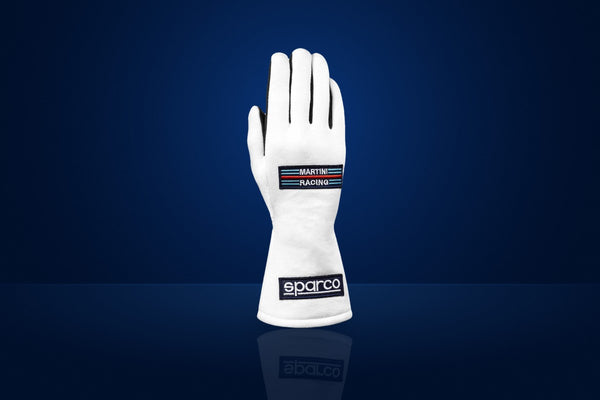 Sparco Land Martini Racing Gloves – White