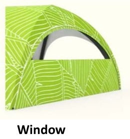 RedX EMX Wall with Window (for 6 x 6 m Inflatable Tent) – White