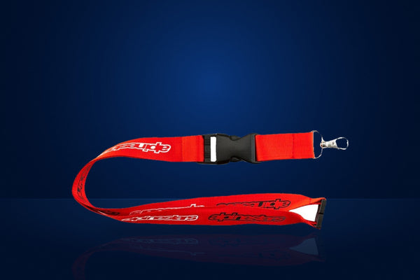 Alpinestars Lanyard with Buckle and Carabiner – Red