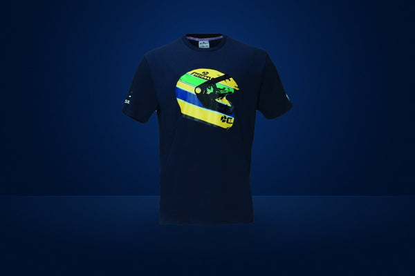 Racing Spirit Senna Helmet T-Shirt – Navy
