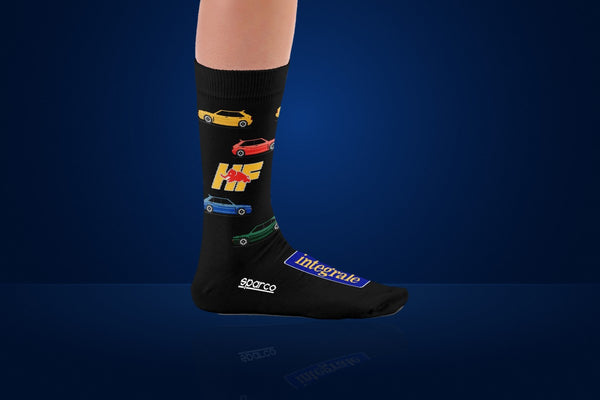 Sparco Lancia Casual Socks – Black