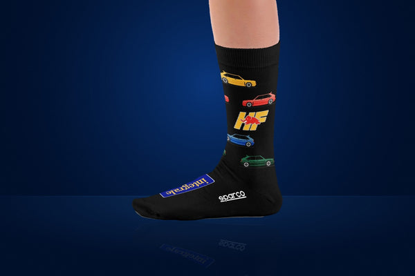 Sparco Lancia Casual Socks – Black