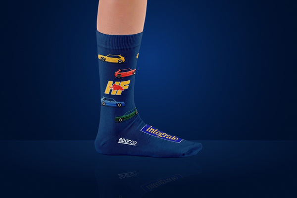 Sparco Lancia Casual Socks – Navy