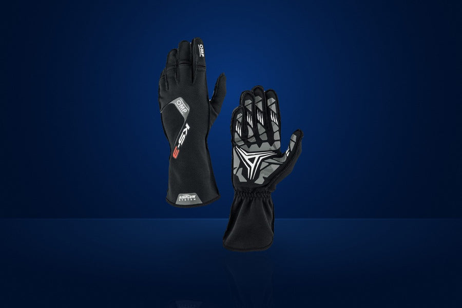 OMP KS-3 Karting Gloves – Black