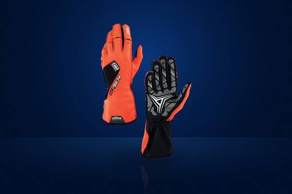 OMP KS-3 Karting Gloves – Orange / Black