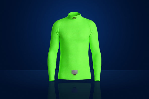 P1 X-Flow Comfort Racing Base Layer Top – Fluo Green