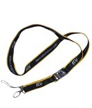 Ecumaster Badge Lanyard – Black / Yellow