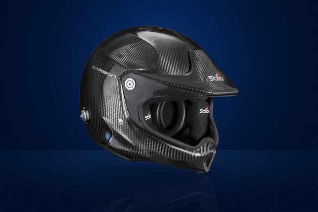 Stilo WRX Raid Carbon Race Helmet (with HANS clips) – Carbon