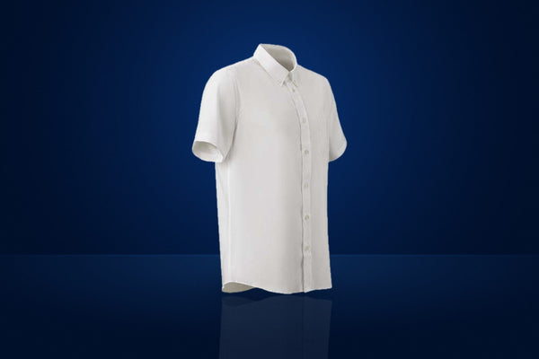 Racing Spirit Cotton Shirt (Short Sleeve) – White