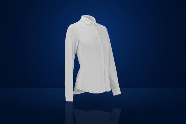 Racing Spirit Lycra Women's Shirt (Long Sleeve) – White