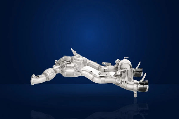 Akrapovič Link Pipe Set without Catalytic Converter (Stainless Steel) for Ferrari 488 GTB / 488 Spider 2016-2019