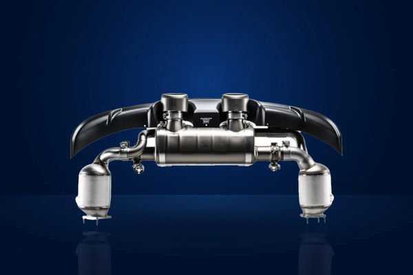 Akrapovič Link Pipe Set with Catalytic Converter (Stainless Steel) for Porsche 911 Carrera / S / 4 / 4S / GTS (991.2)