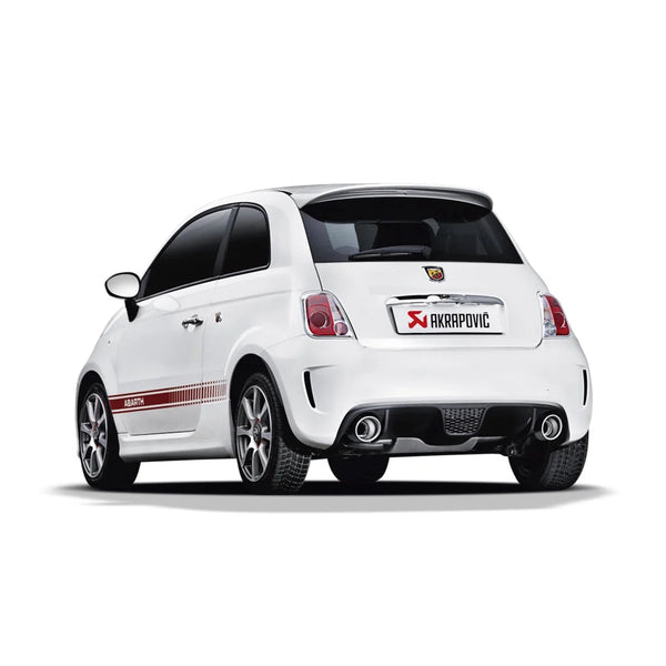 Akrapovič Slip-On Line (Stainless Steel) for Abarth 500 / 500C 2008-2017