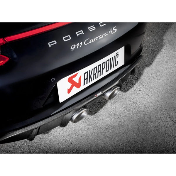 Akrapovič Slip-On Line (Titanium) for Porsche 911 Carrera / S / 4 / 4S / GTS (991.2) OE Non Sport Exhaust