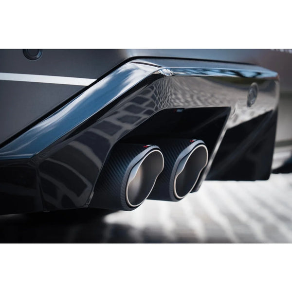 Akrapovič Tail Pipe Set Cylindrical Design (Carbon) for BMW M5 (G90 / G99)