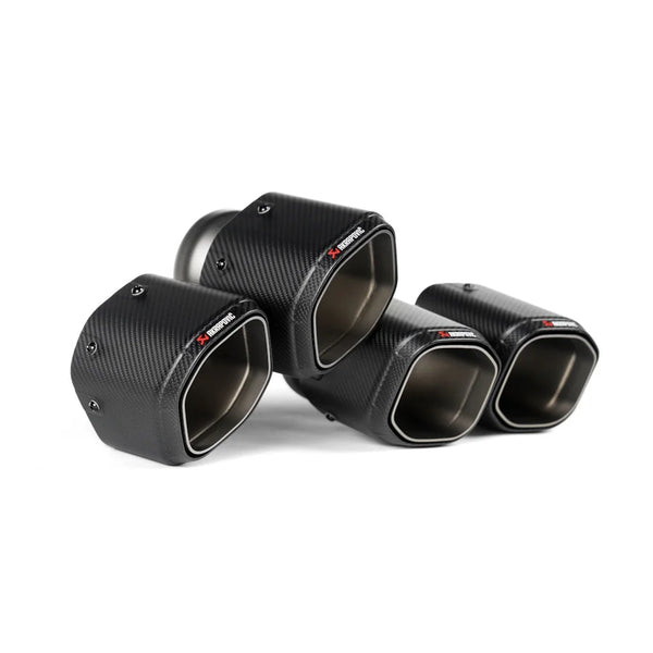Akrapovič Tail Pipe Set Hexagonal Design (Carbon) for BMW M5 (G90 / G99)
