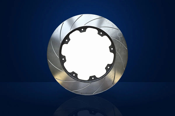 AP Racing CP4590-034YNP.CG12 Rear Replacment Brake Discs (378x30, Groove) & Bobbin Kits for NISSAN GT R R35 2008