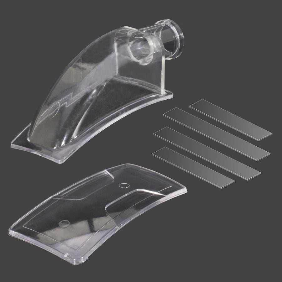 Cover Plate & Forced Air QL Nozzle (for HP6 / GT6), Clear