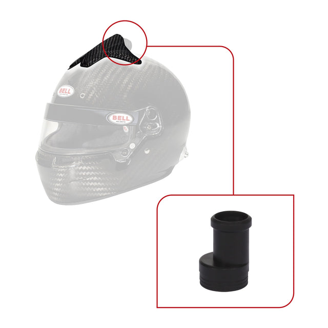 Forced Air 8-Hole Top / QL Kit (V10), Carbon Fibre